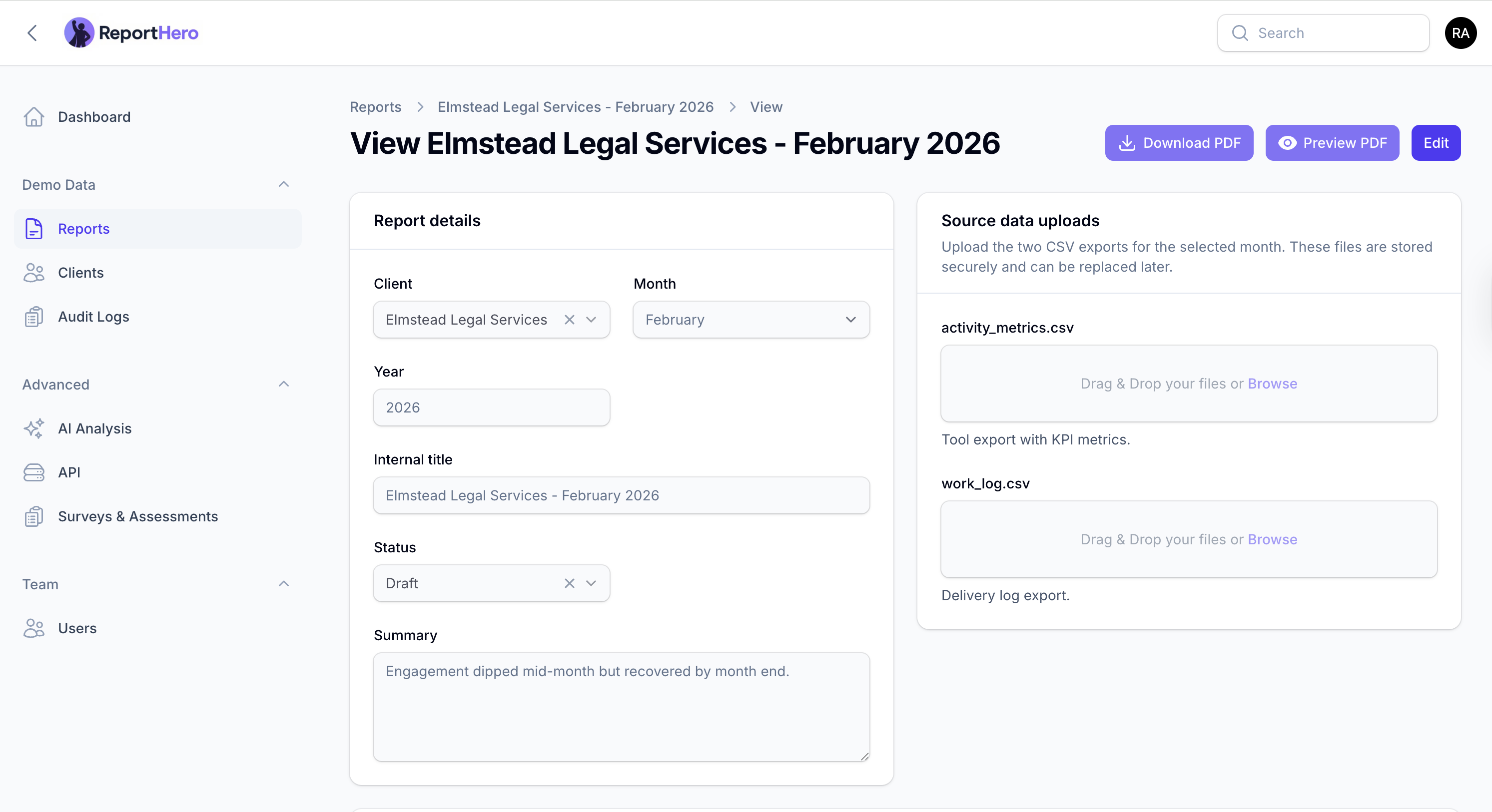 ReportHero screenshot 3